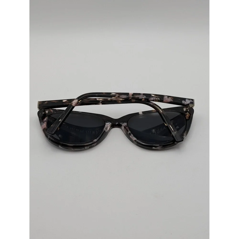 Warby Parker Leta W 172 Black Currant Tortoise Cat Eye Sunglass Frames Only